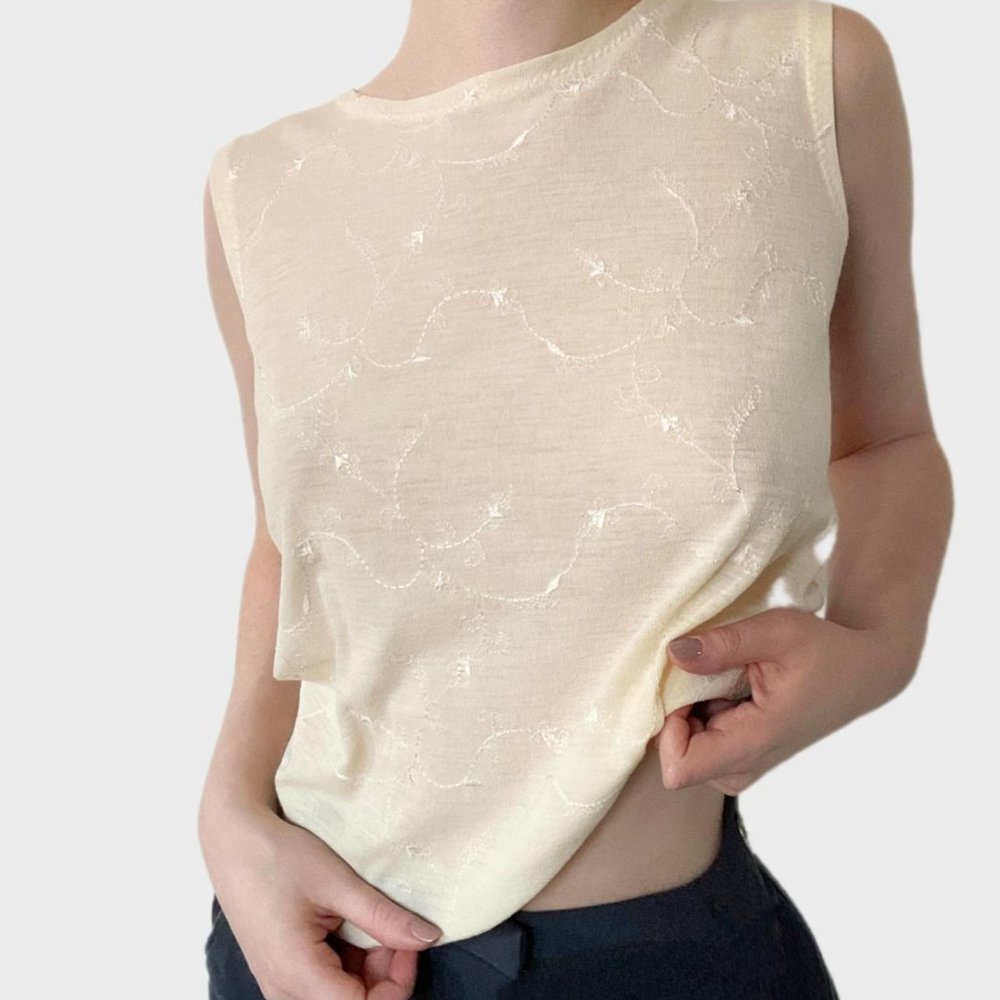 ISSEY MIYAKE KNIT TANK